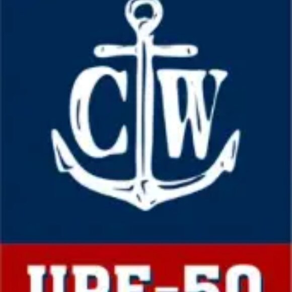 Coastal Waters Crew Neck UPF 50 Sun Protection Tee- Flash Green - Picture 4 of 4